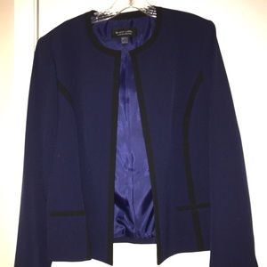 Navy/Black Blazer - Black Label by Evan Picone NWT